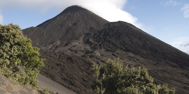 Vue du volcan Pacaya au Guatemala 